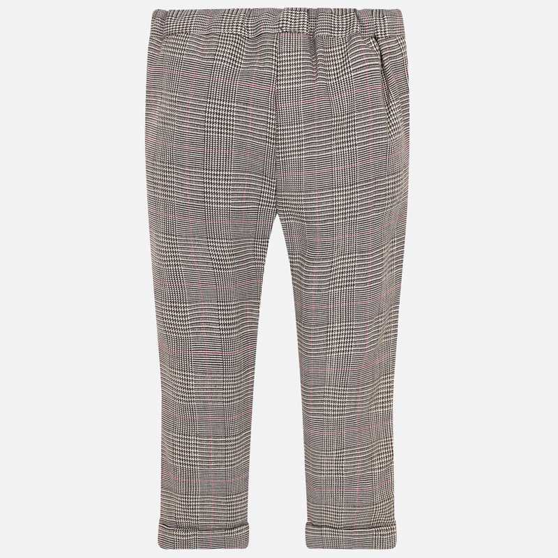 Glen-Plaid Tuxedo Pant