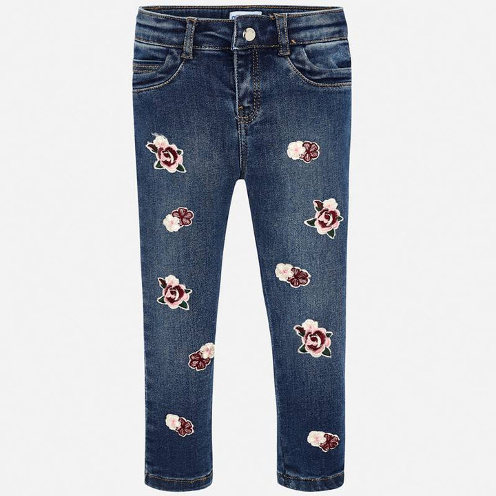 Rosy Day Denim Pants