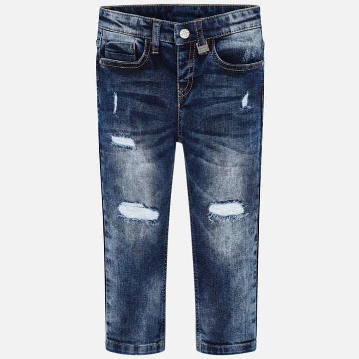 Denim Ripped Pant