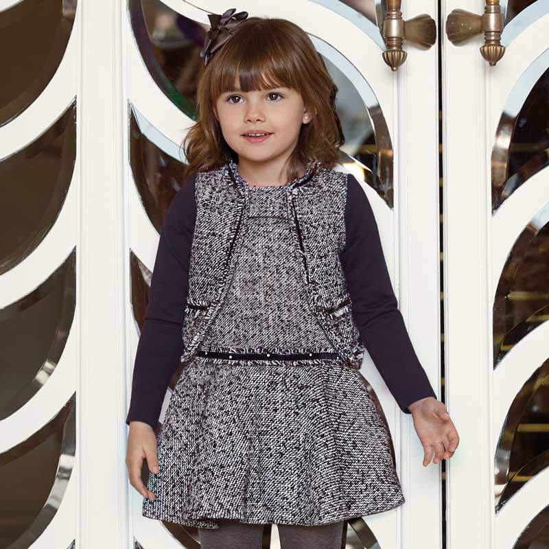 Black & White Tweed Dress 