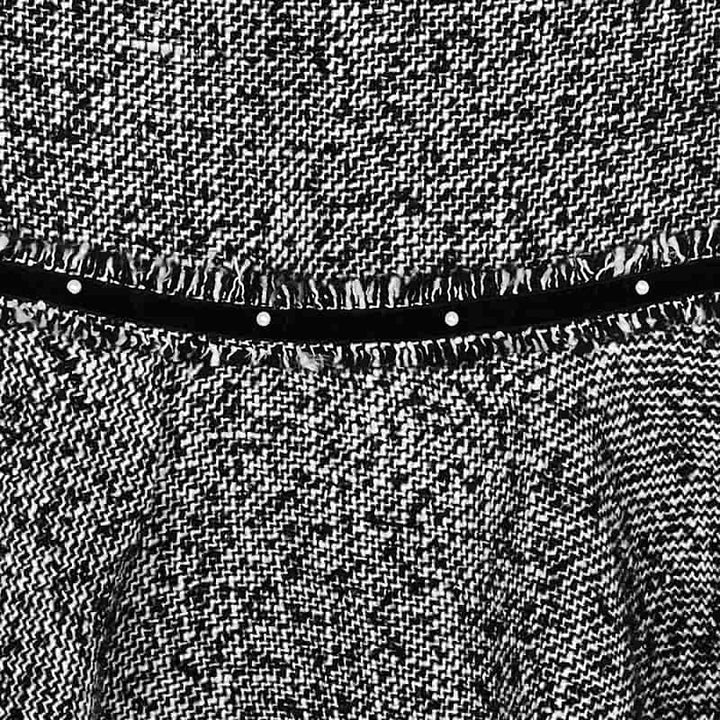 Black & White Tweed Dress