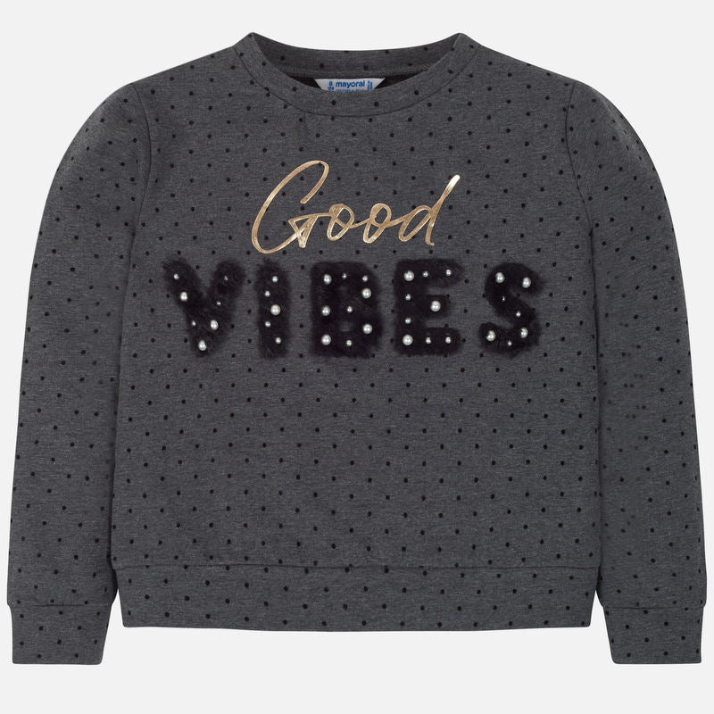 Good Vibes Sweater - Grey