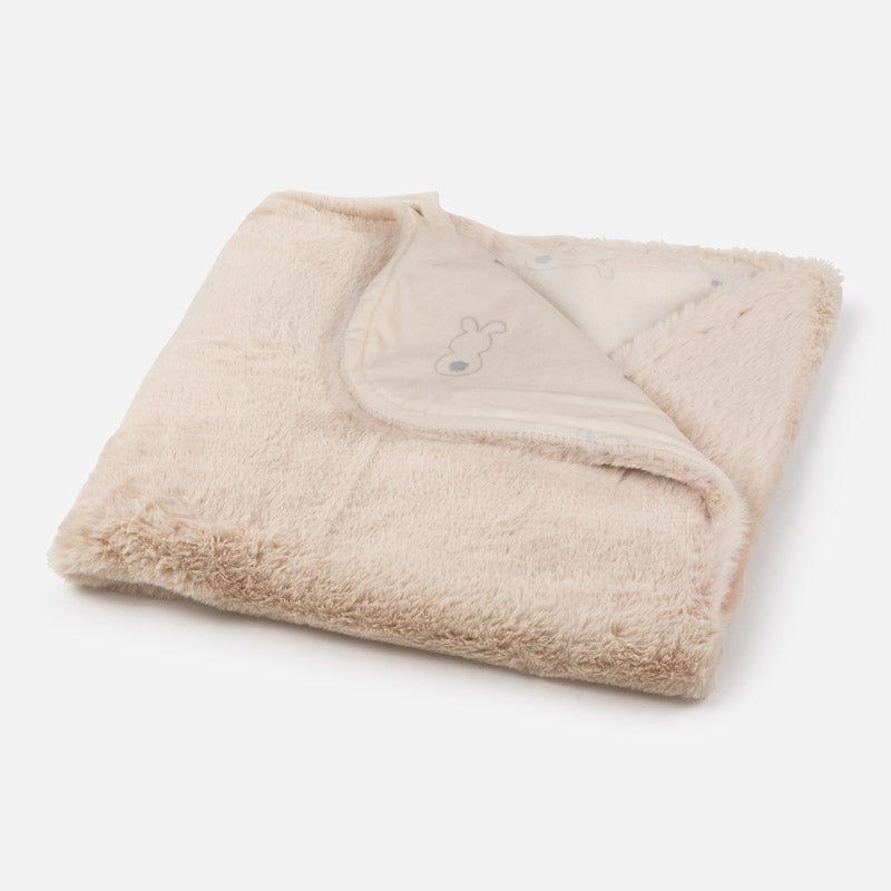 Fuzzy Blanket - Tan