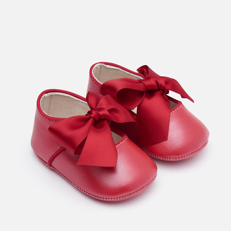 Red Ribbon Pre-Walker Shoes