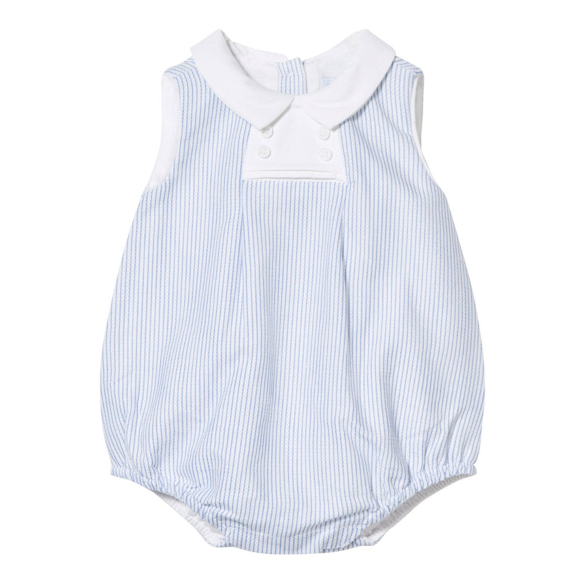 Blue & White Striped Bubble