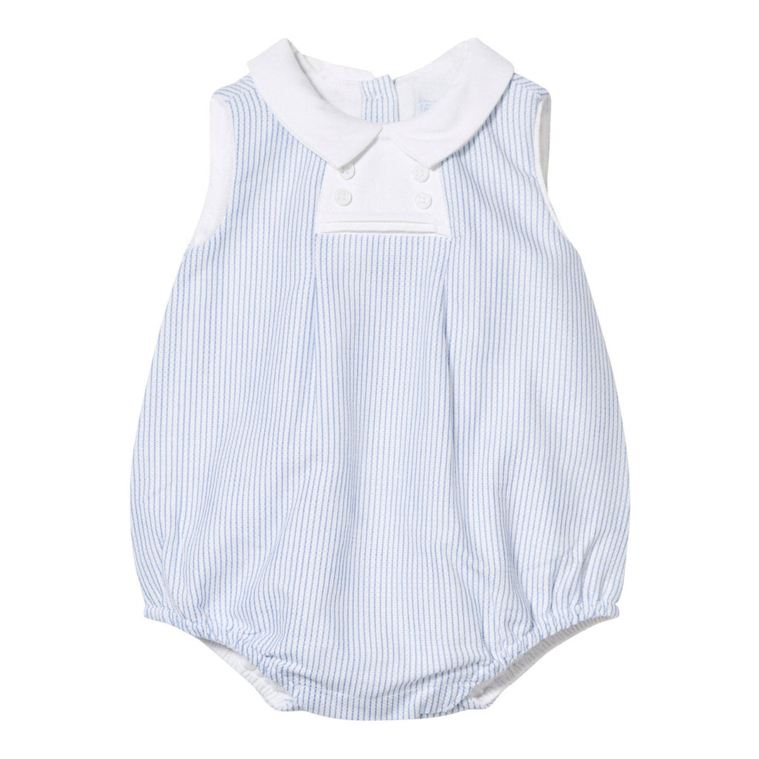 Blue & White Striped Bubble