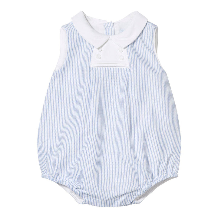 Blue & White Striped Bubble
