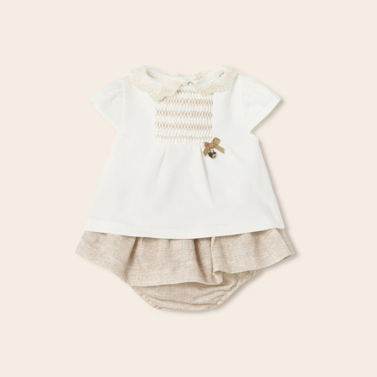 Newborn Linen Skirt Set