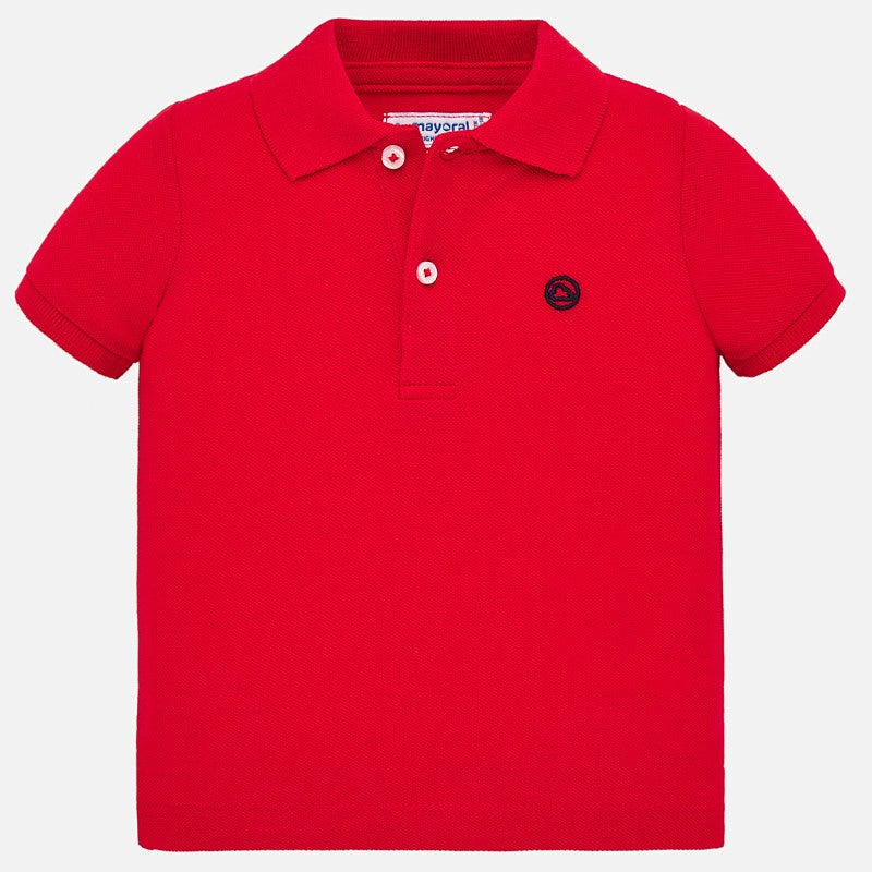 Red Short Sleeved Polo