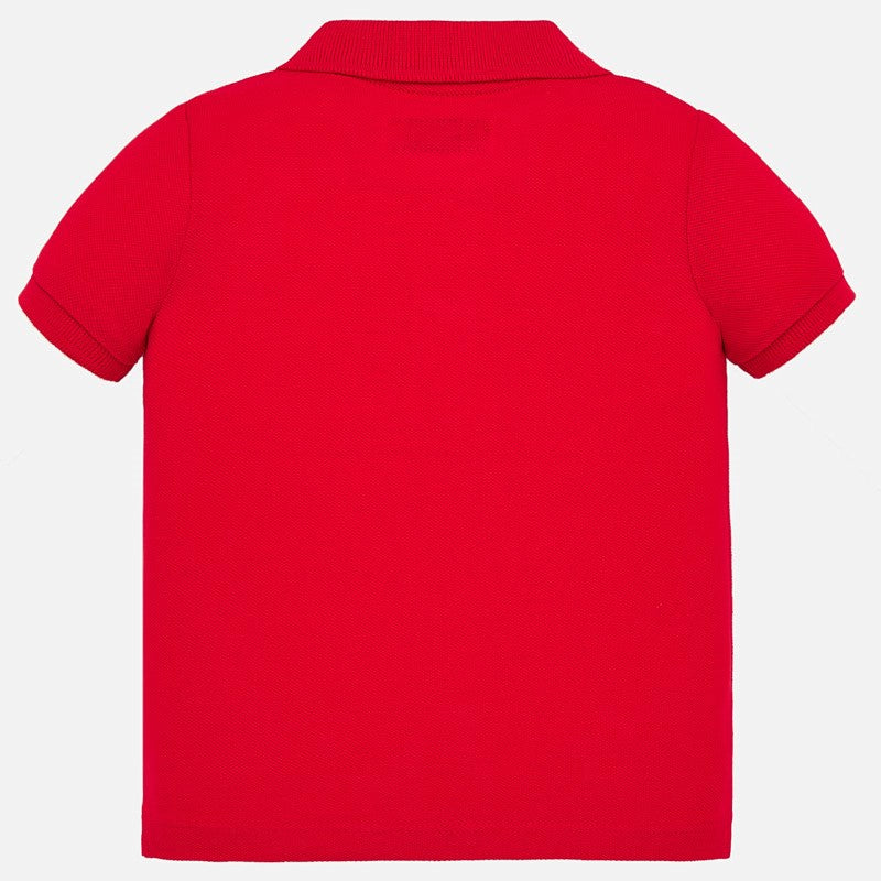 Red Short Sleeved Polo