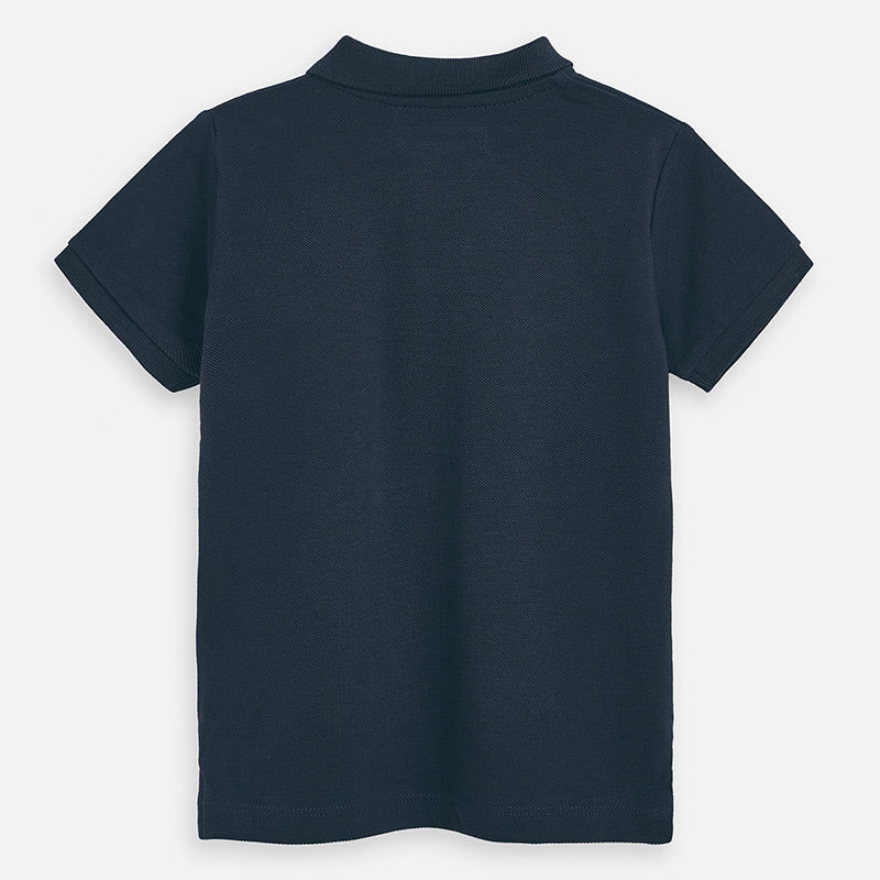 Navy Short Sleeved Polo