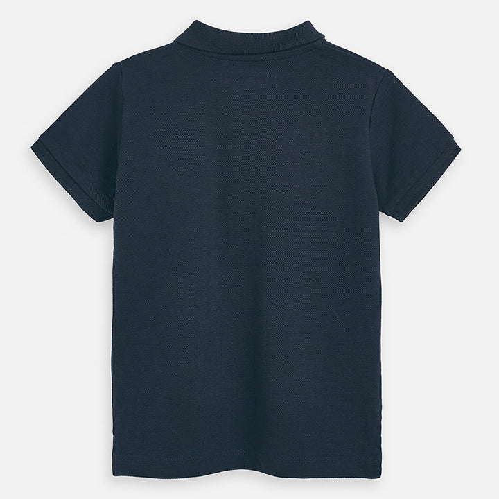 Navy Short Sleeved Polo