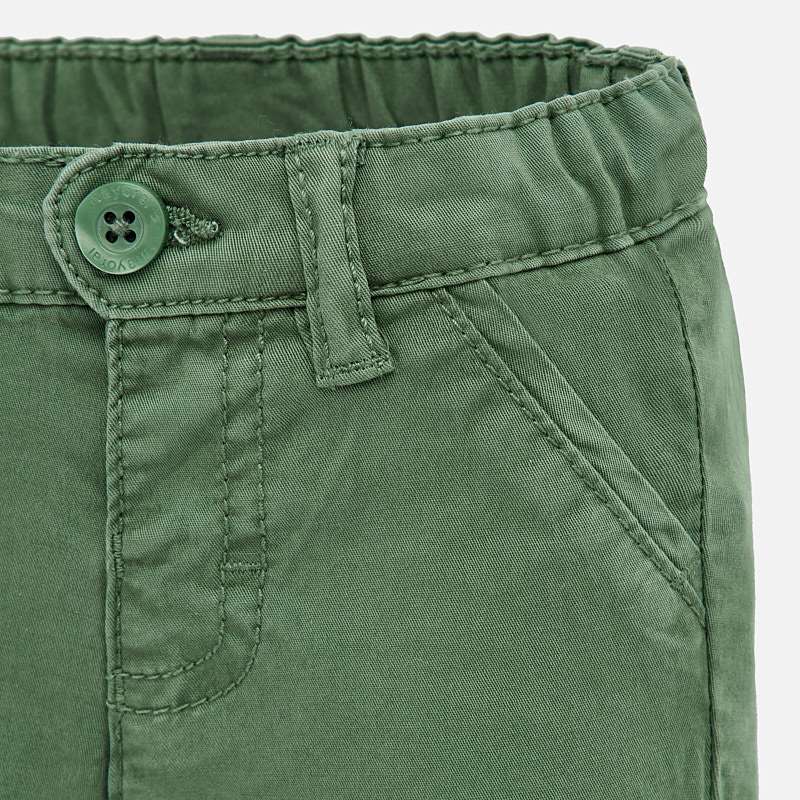 Green Twill Shorts