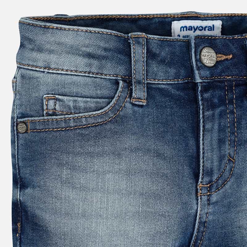 Light Wash Denim Shorts