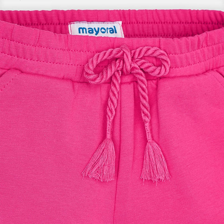 Fuchsia Knit Shorts