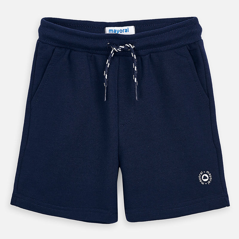 Navy Fleece Shorts