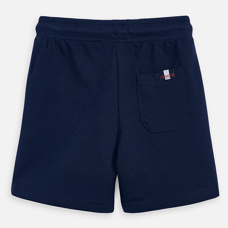 Navy Fleece Shorts