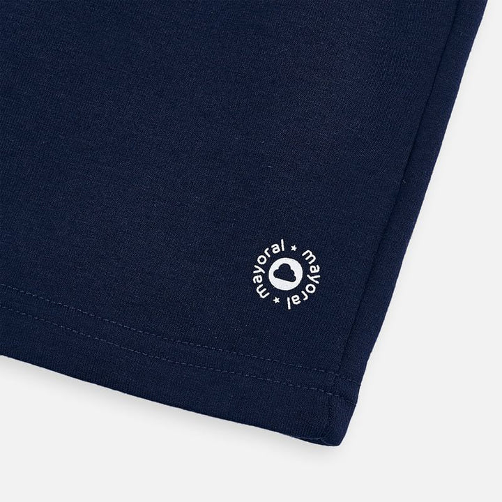 Navy Fleece Shorts