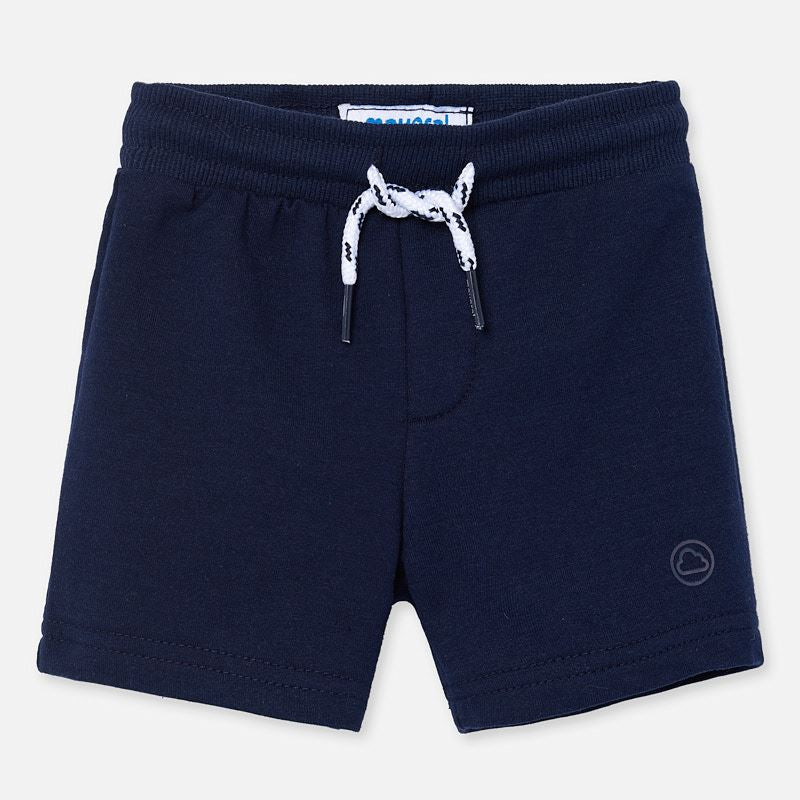 Basic Navy Fleece Shorts