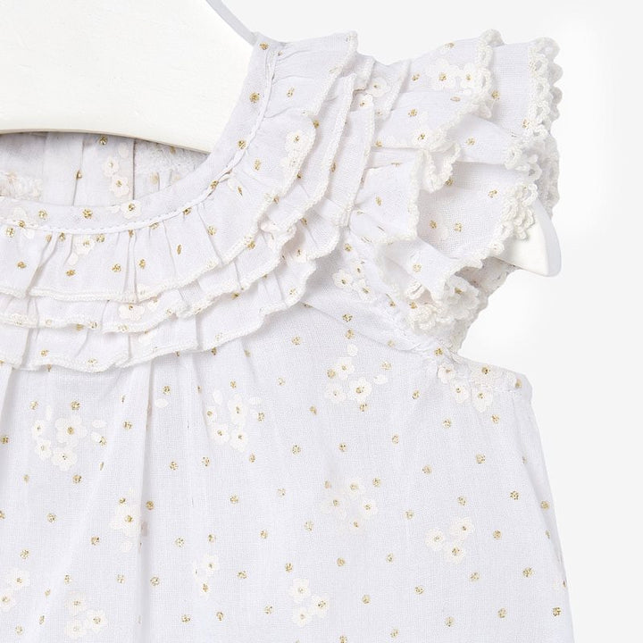 Triple Ruffle Blouse