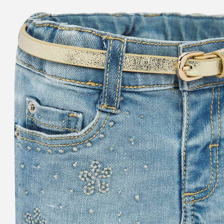 Light Wash Denim Shorts