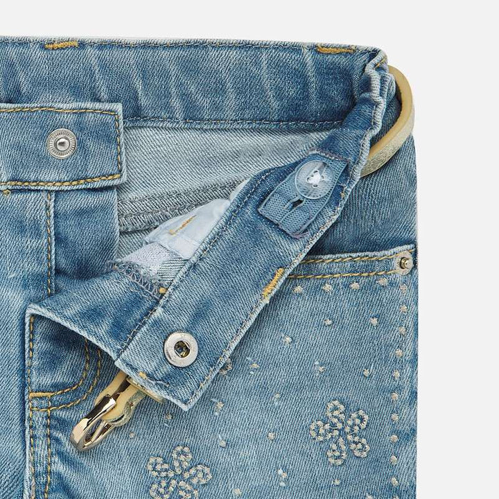 Light Wash Denim Shorts