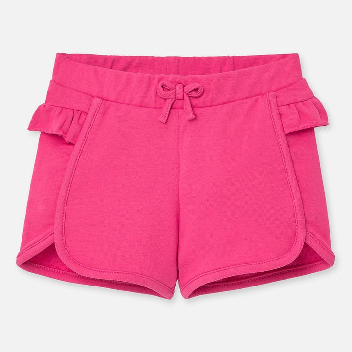 Fuchsia Ruffle Shorts