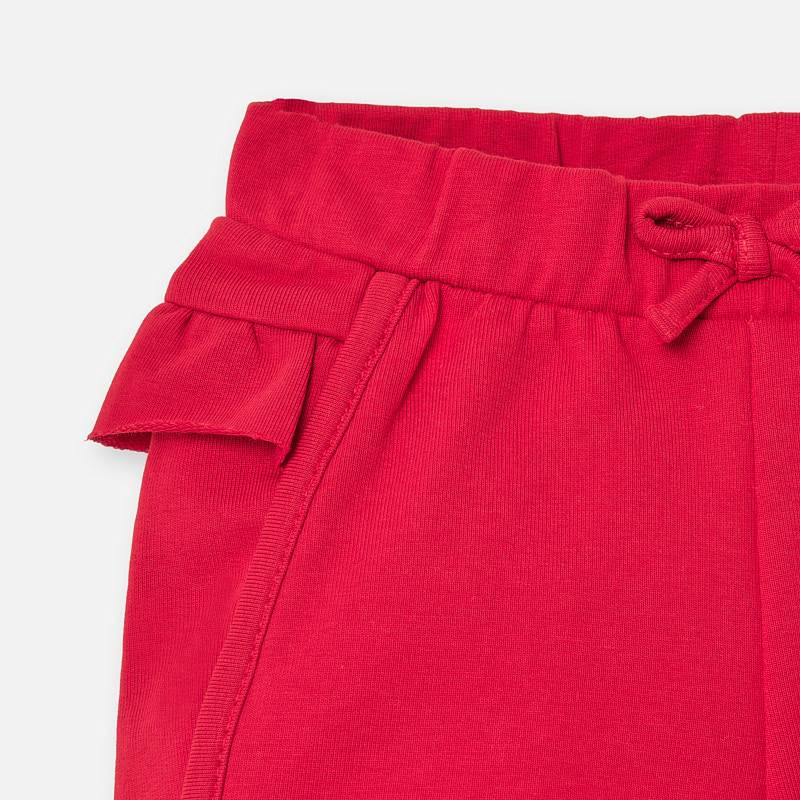Red Ruffle Shorts