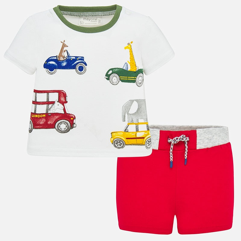 Animal/Car Short Set