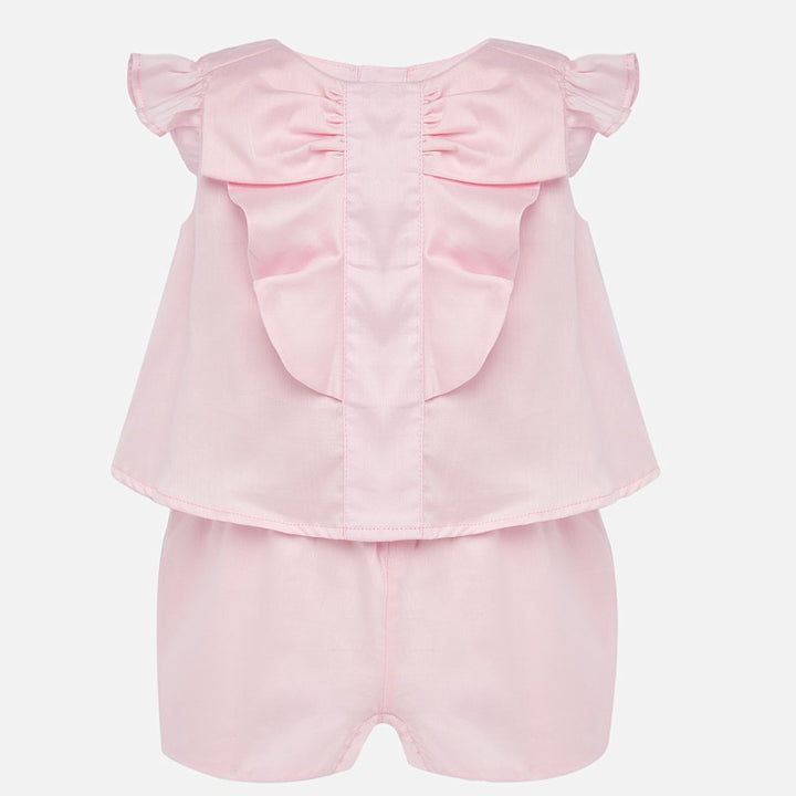 Pink Voile Romper