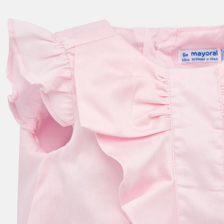 Pink Voile Romper