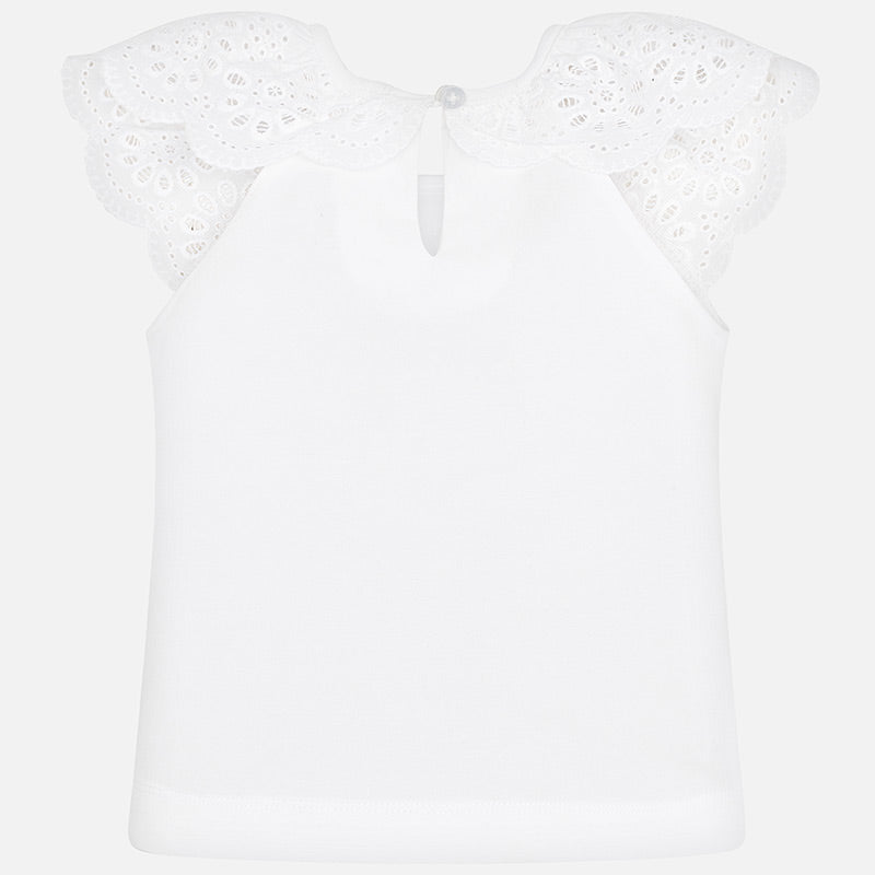 Flower Flutter Sleeve Top