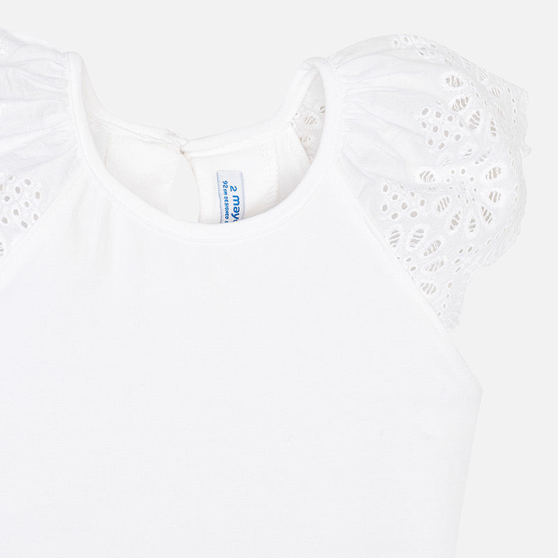 Flower Flutter Sleeve Top