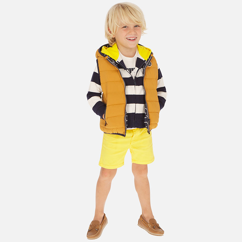 Yellow Bermuda Shorts