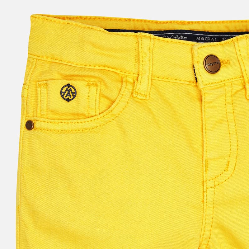 Yellow Bermuda Shorts