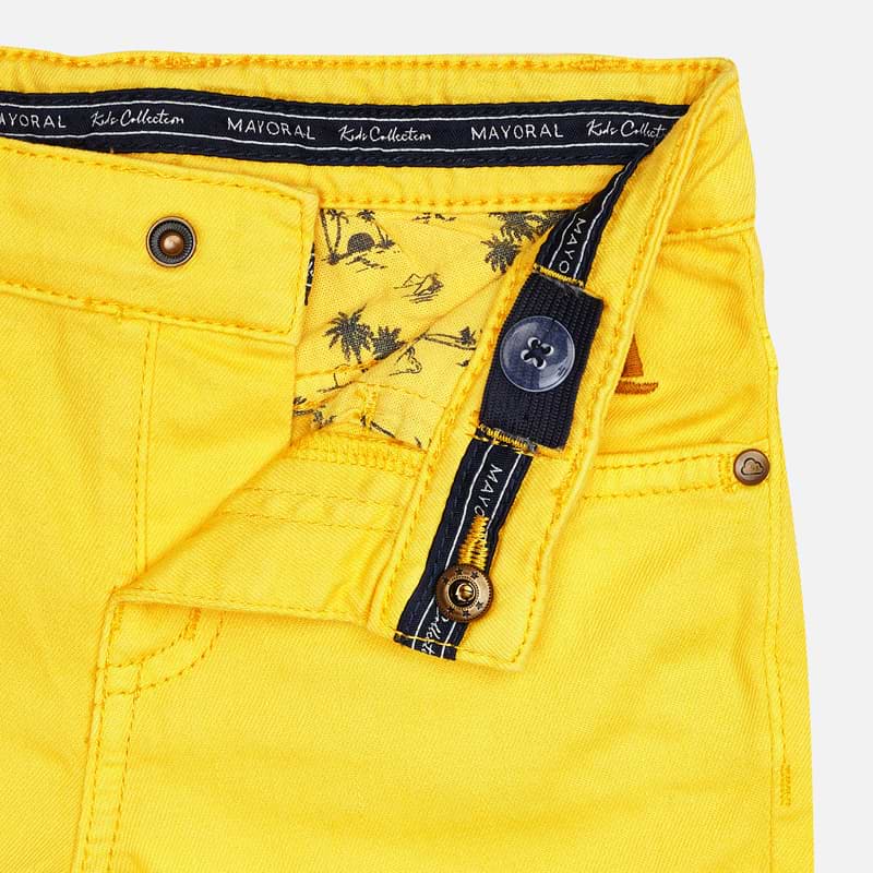 Yellow Bermuda Shorts