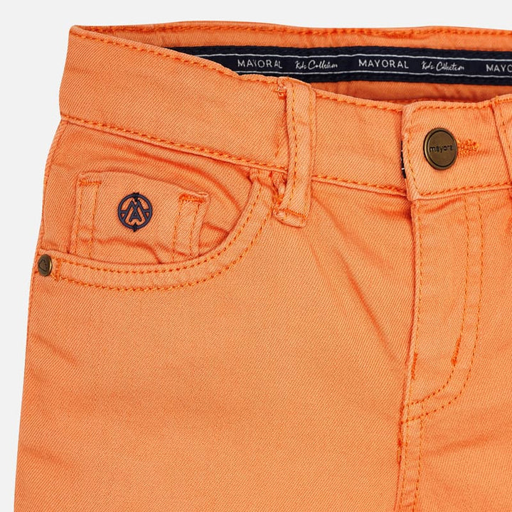Orange Bermuda Shorts