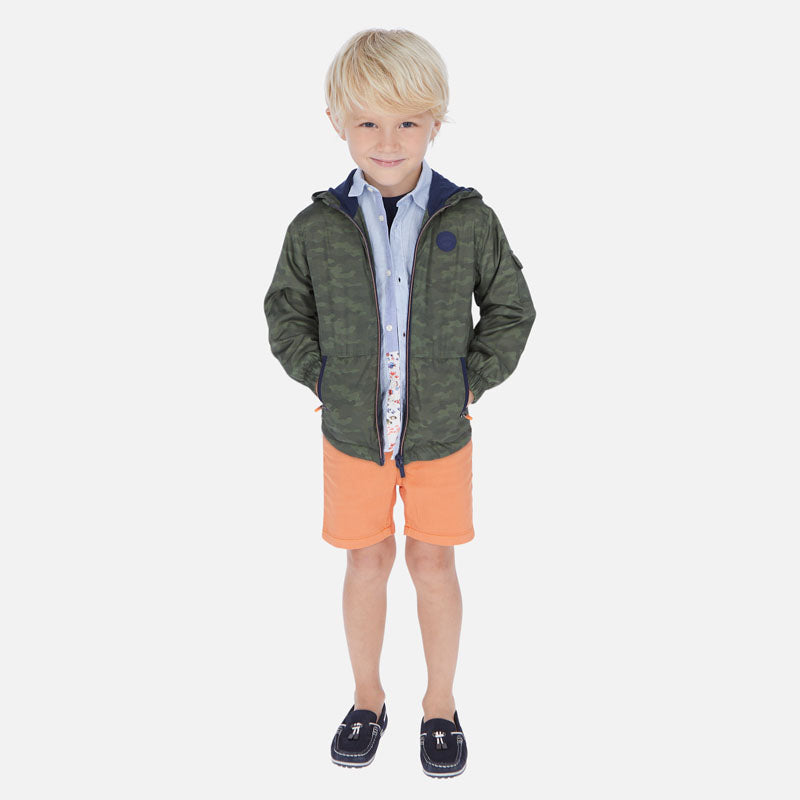 Orange Bermuda Shorts
