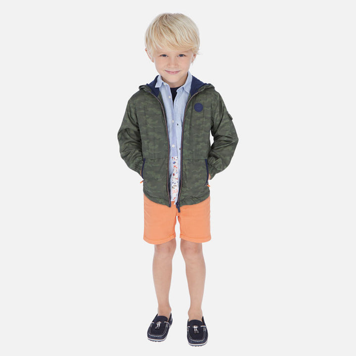 Orange Bermuda Shorts