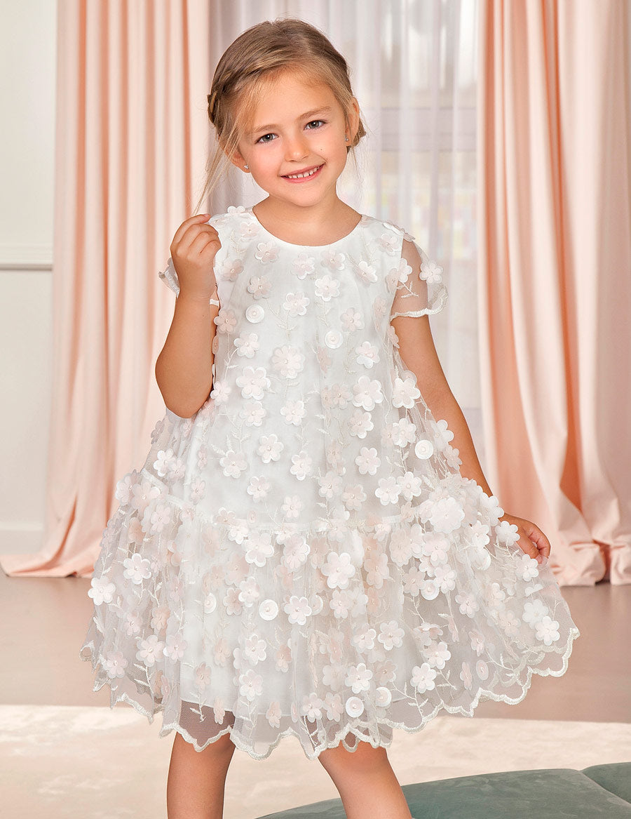 Ivory & Pink Tulle Dress