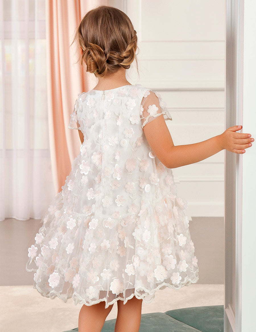 Ivory & Pink Tulle Dress