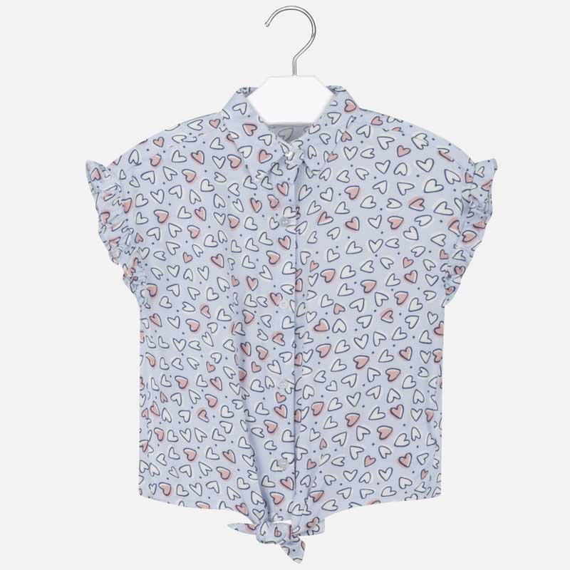 Blue Heart Blouse 