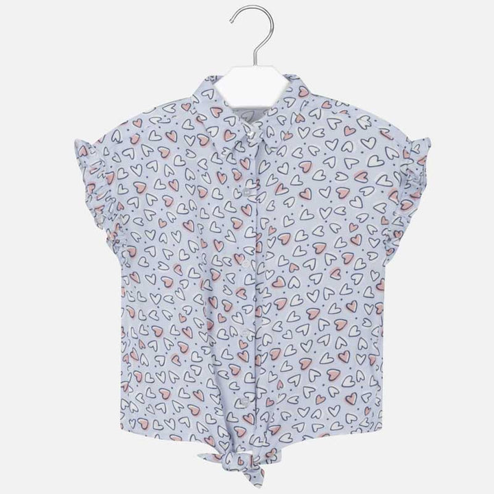 Blue Heart Blouse 