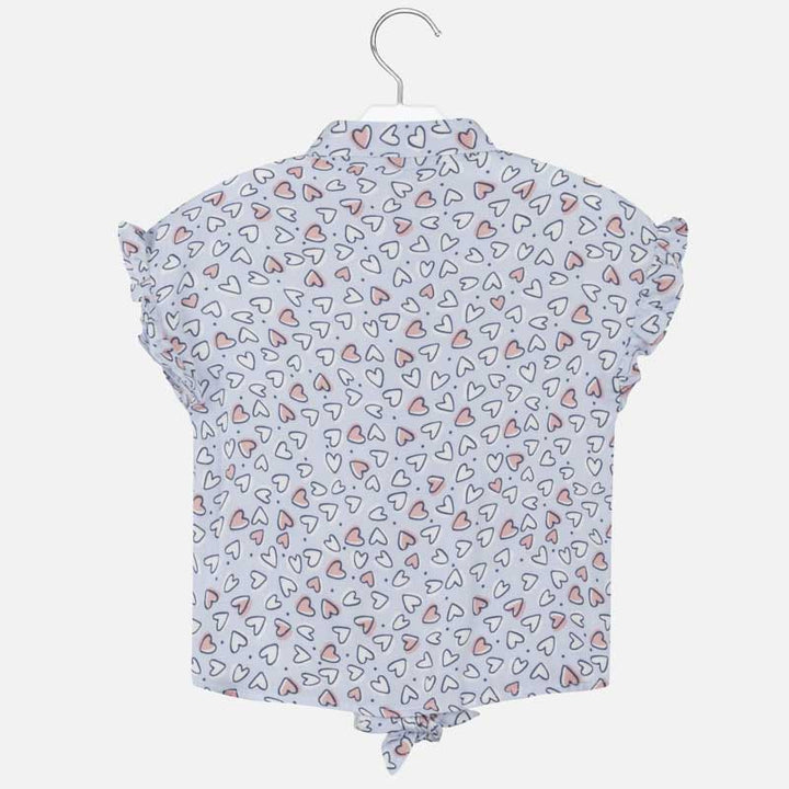 Blue Heart Blouse 