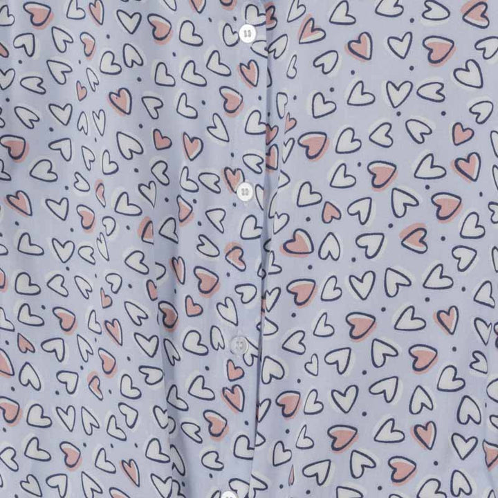 Blue Heart Blouse 