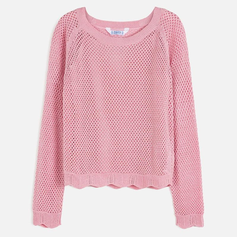 Pink Sweater With Tank Top