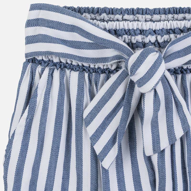 Blue & White Striped Pant
