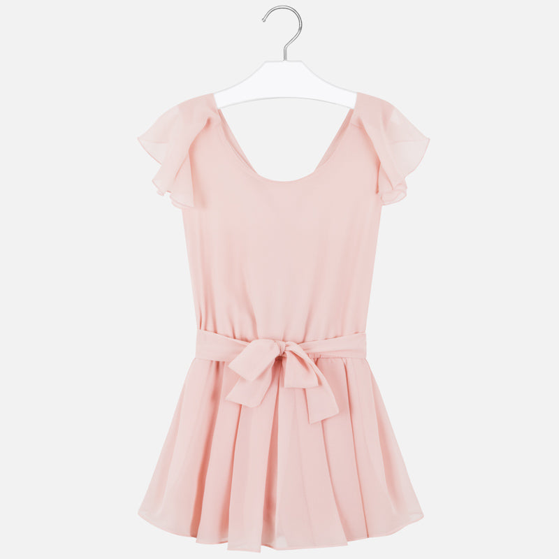 Pink Flowy Romper