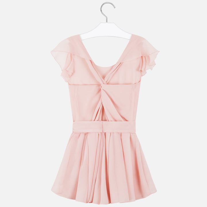 Pink Flowy Romper