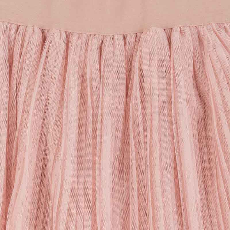 Pink Mid-Length Tulle Skirt